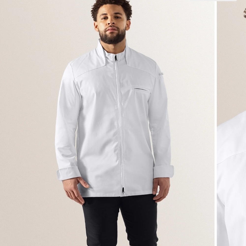 Le Nouevau Chef Men’s Nero White Jacket Size S -large M Or L - (Previously Worn)